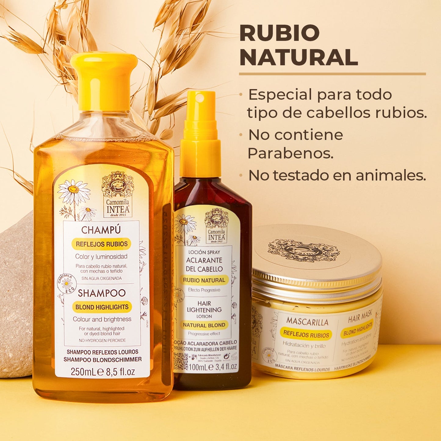 3 Kit's Rubio Natural + Regalo