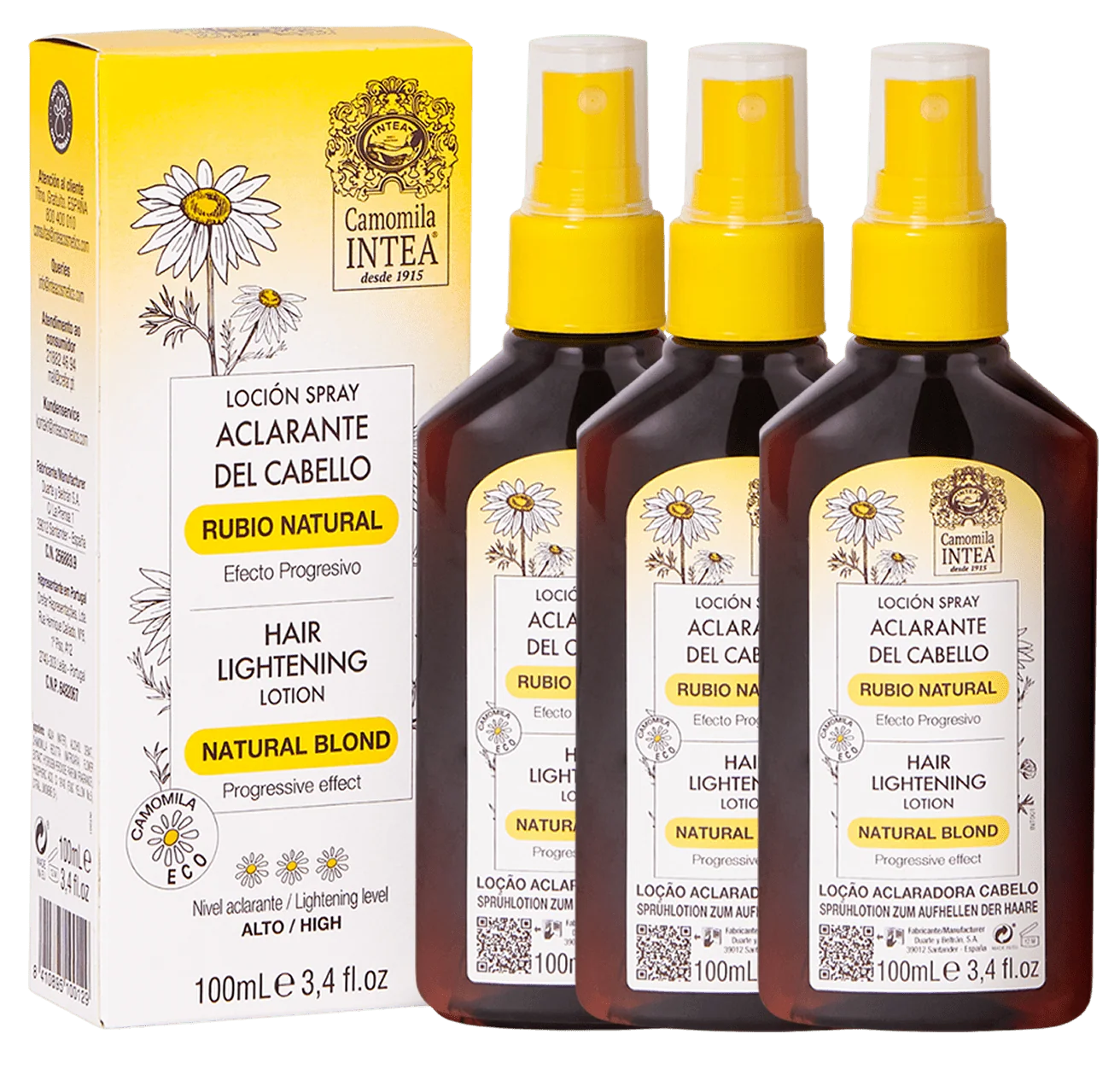 Tri Pack - 3 Aclarantes Rubio Natural