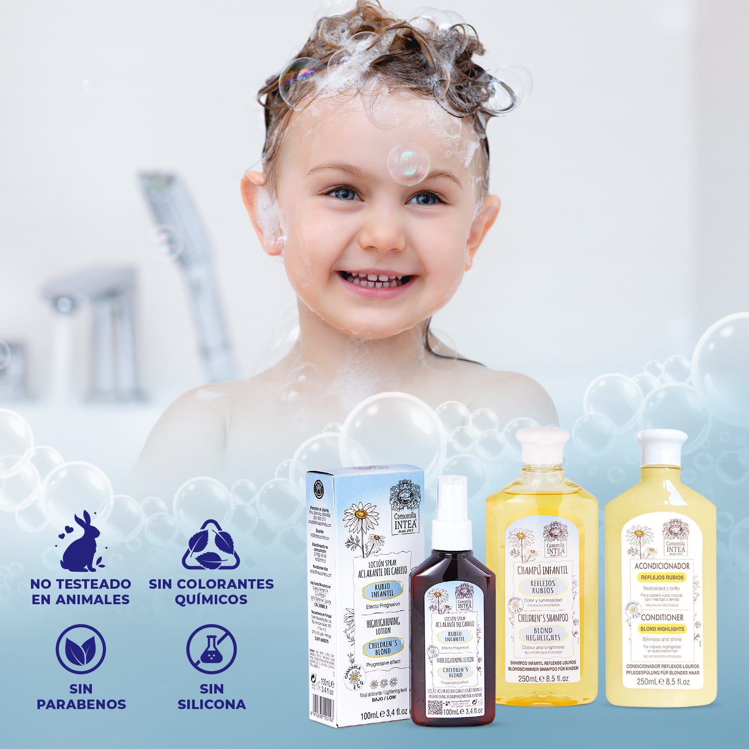 Kit Aclarante Rubio Infantil